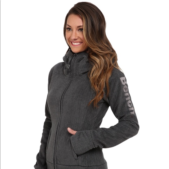 thigh length fleece jacket